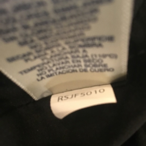 LIKE NEW💚🖤 RAFAELLA Black Mock Vegan Leather Jacket Size 4 - Picture 14 of 14